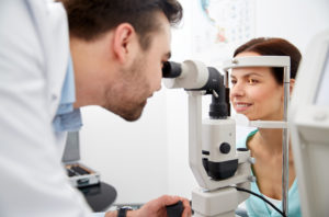 An eye exam